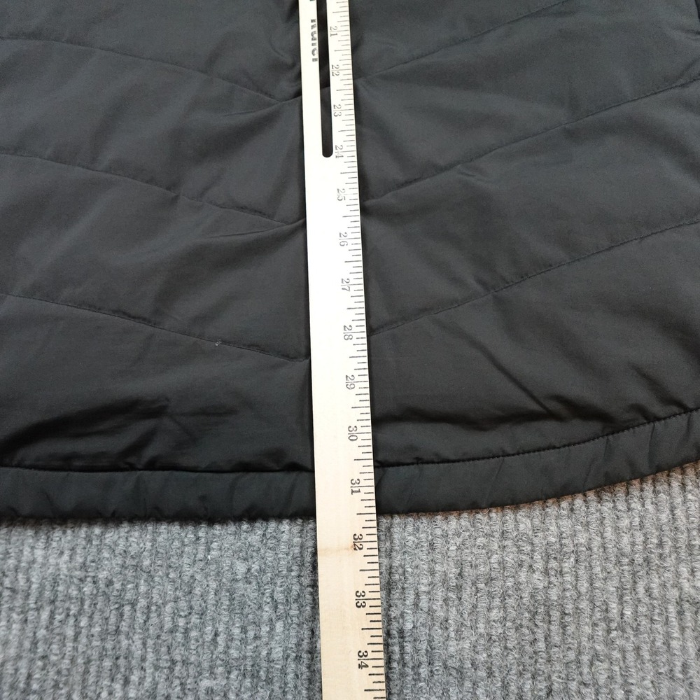 North Face Tamburello Parka Jacket Womens Large Black Hooded Insulated Full Zip - Picture 8 of 9